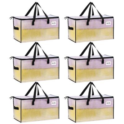 VENO Futon Storage Large Capacity Moving Alternative To Cardboard with Clear Double Perfect for Clothing and Travel Set of Bags, Bags, Boxes,