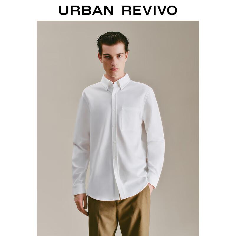 UR Men s Solid Long Sleeve Business Commuter Shirt XL