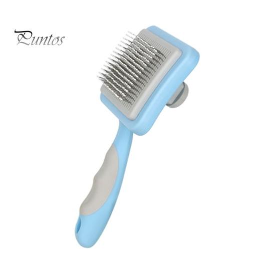 

Расческа для домашних животных, штифты из нержавеющей стали для собак, массажные штифты, предотвращающие матирование, удаление выпавших волос одним ключом, противоскользящая ручка, портативная противоломочная ручка для ухода за пушистыми волосами для соба