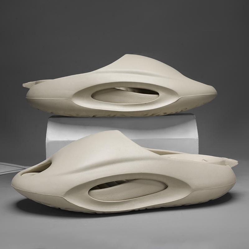 

Высококачественные мужские тапочки, комнатные и уличные сандалии, пляжные, удобные, с толстой мягкой подошвой, повседневная обувь, мужские шлепанцы, домашние тапочки 40-41 хаки