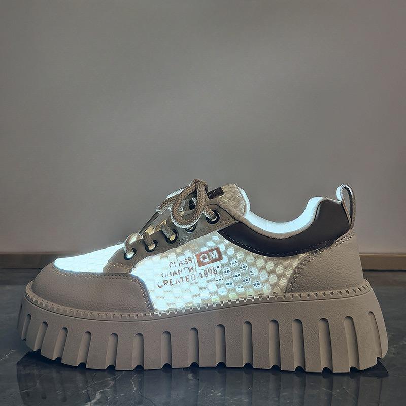 New Breathable Height-increasing Board Shoes for Students, Casual Shoes