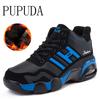 PUPUDA Men Sneakers Winter Shoes Men High Top Basketball shoes Autumn Sport Running Cotton Sneakers Good Quality Snow Boots Men