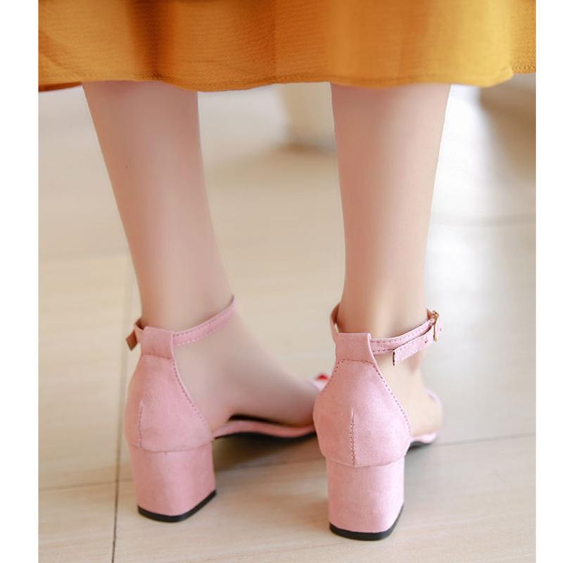 Premium Quality New Summer Women Sandals Open Toe Flip Flops Thick Heel Korean Style Gladiator For Effortless Style