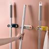 4Pcs Mop Storage Buckles No Drilling Wall Holder Strong Adhesive Broom Organizer Space Saving Self-Adhesive Mop Holder