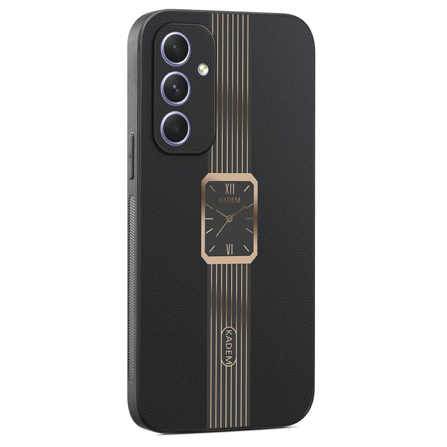 

Чохол для Samsung Galaxy A55 5G Шкіра+ТПУ+Акрил Захист від подряпин Чохол для телефону Black