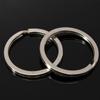 10Pcs/Pack 25/28/30/32mm Clasps Connectors Split Key Ring Chain Loop Keychain Stainless Steel