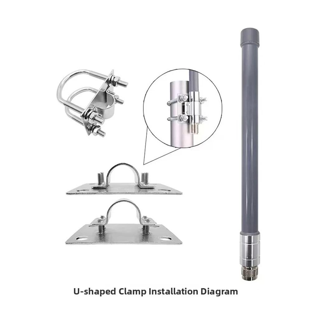 Antenna Mast Clamp Mounting Bracket For Satellite Antenna Roof Mounting Bracket For Balconies RVs 25-52mm Outdoor Extenders
