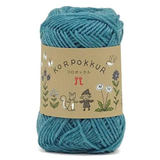 

Hamanaka Made slightly thicker than for easy Available in a wide variety of 20 Light Blue 2126 Koropokkuru medium-thin knitting! colors. [Colors