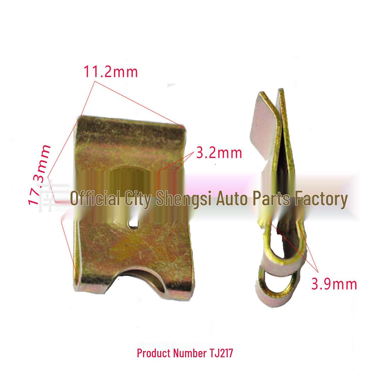 

Metal Car Mudguard Engine Guard Self-Tapping Screw U-Clip Set 10000 pieces