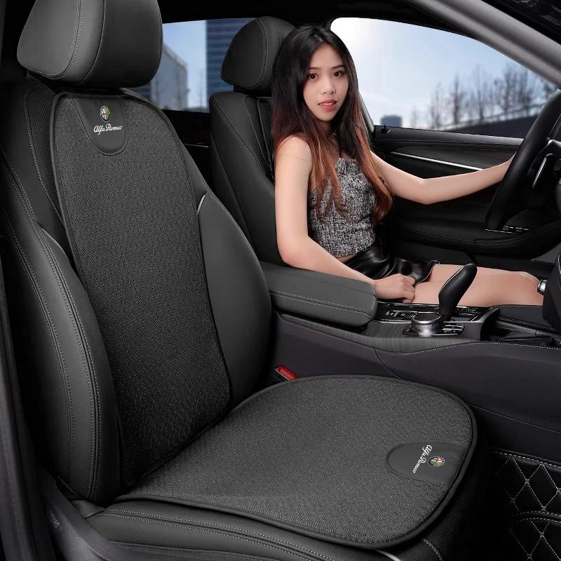 Car Stickers For Alfa Romeo Car Seat Cover Breathable Protective Seat Cushion For Alfa Romeo Giulietta Mito 159 Giulia Stelvio 1 Zxb894