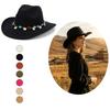 Roll Up Brim Cowboy Hat Wide Brim Wide Brim Hat Cool Cropped Jazz Hat  for Women & Men