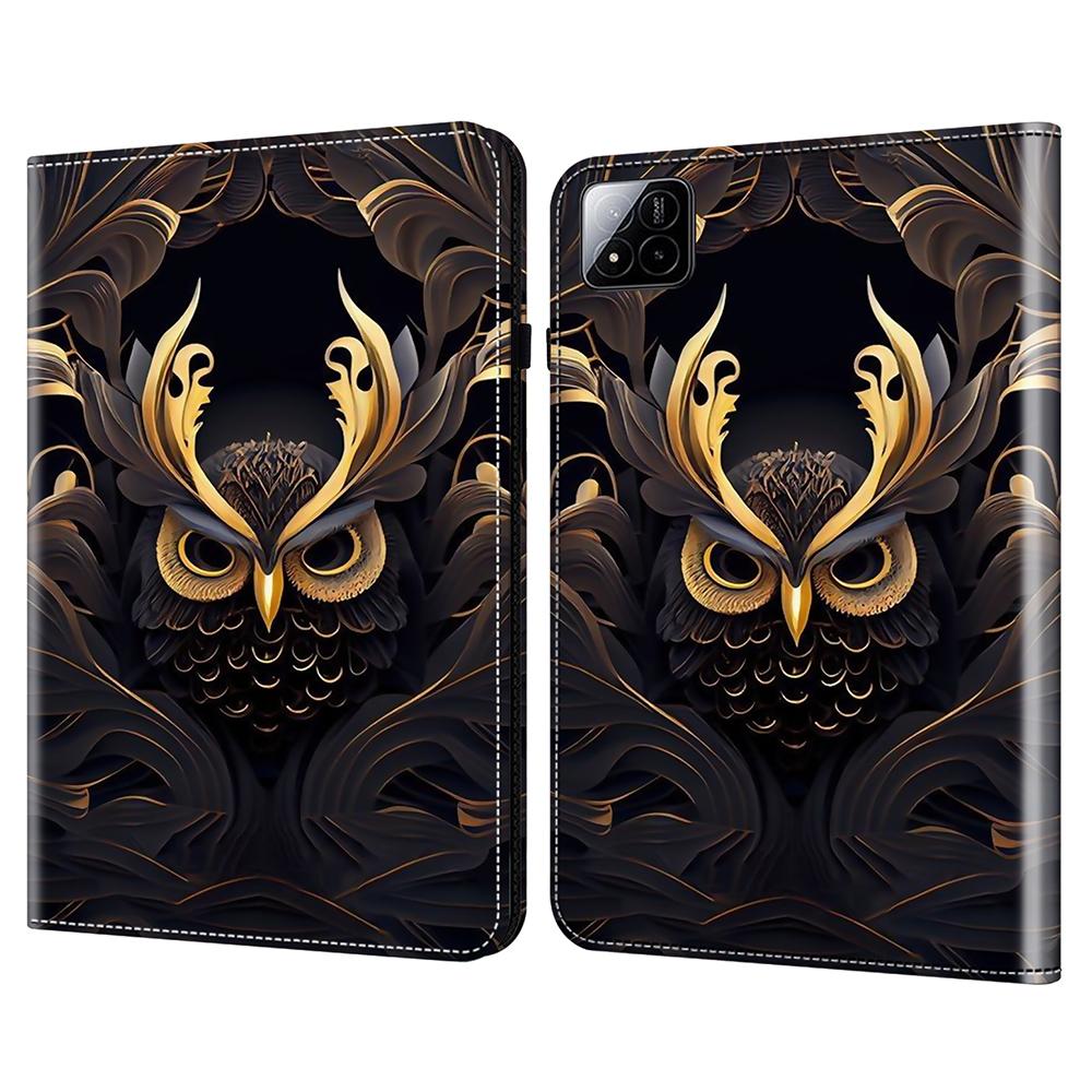 Für Xiaomi Pad 7/7 Pro Hülle Flip Ständer Leder Tablet Cover Muster bedruckt