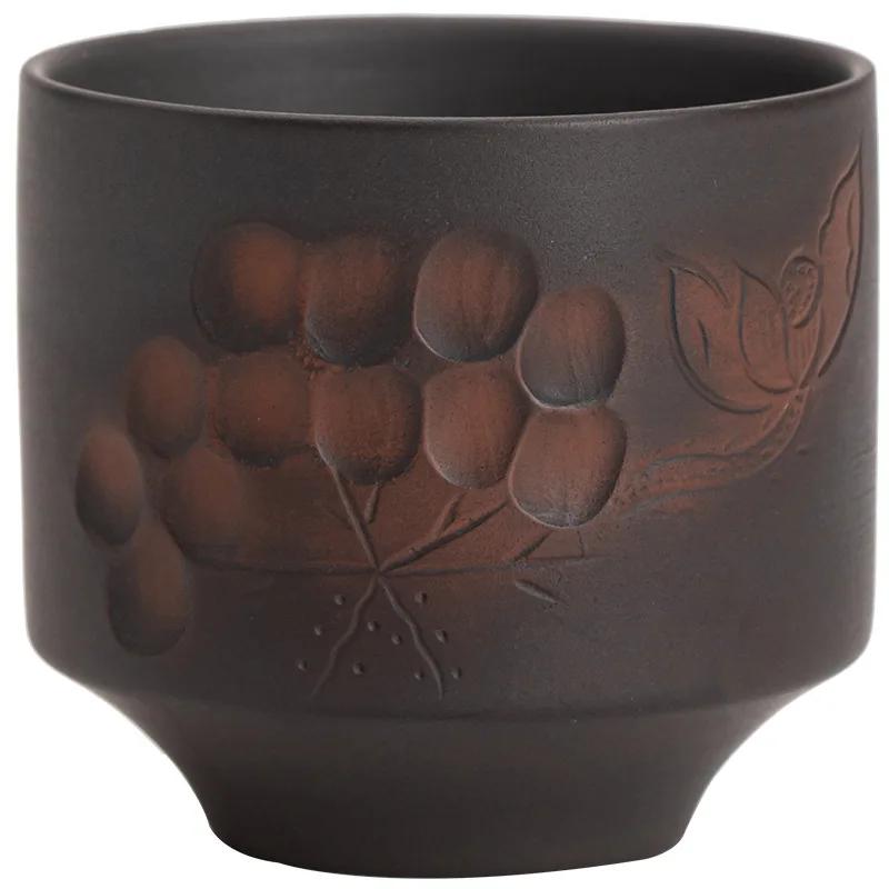 Jianshui Purple Pottery of Yunnan Tea Cup Handmade Blind Ceramic Kung Fu Tea Cup Tea Cup Master Cup Single Cup Bowl Mug