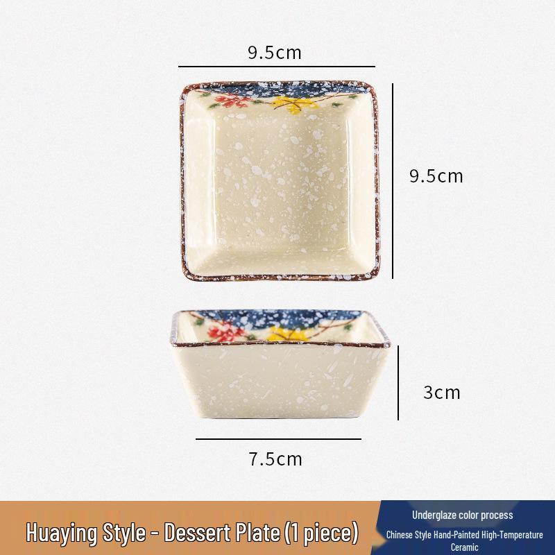 Japanese Bamboo & Wood Snack Box - 4-Compartment Plate for Pastries, Nuts, Seeds, & Dried Fruit