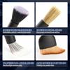 7PCS Car Detailing Brush Kit - Ultra Soft Boars Hair Car Interior Detailing Brushes, Includes 4 Different Brushes, Multi-Use For Cleaning Interior Or