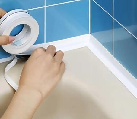 Adhesive Sealing Tape for Kitchen Sink, Bathroom Toilet, Bathtub Edges - 2.2 & 3.2 Cm Width