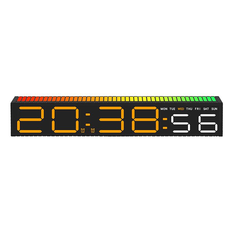 Creative LED Sound-Activated Alarm Clock with Tabletop Design 5517