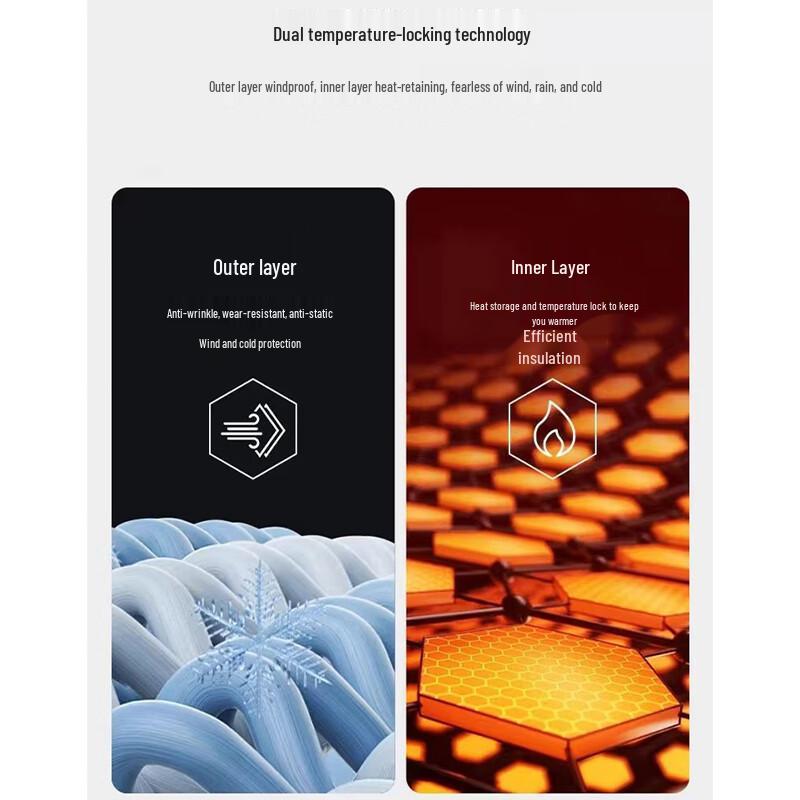 Jeep Men's Autumn/Winter Hooded Thick Puffer Jacket