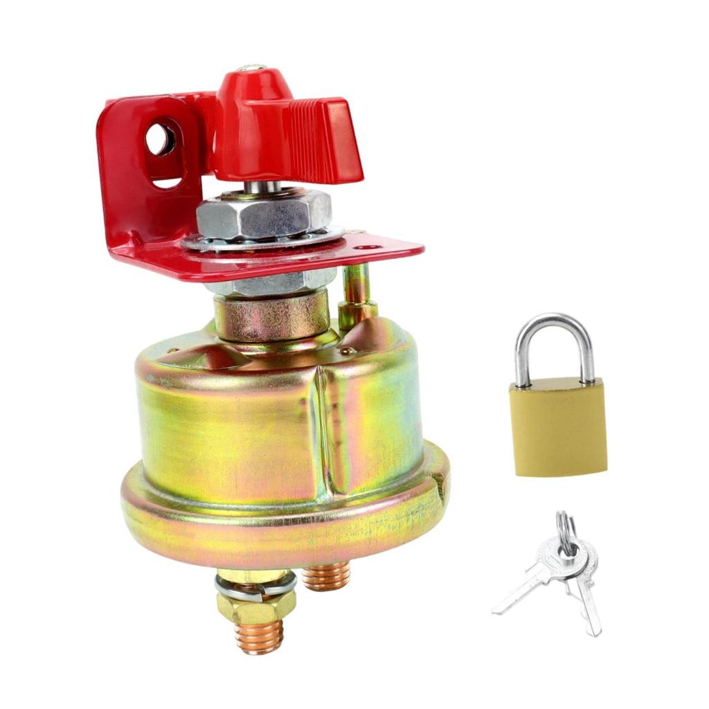 Generic Battery Disconnect Switch Accessories Replacement Practical Easy To Use Battery Cut Off Isolator for Cars Boats Rvs