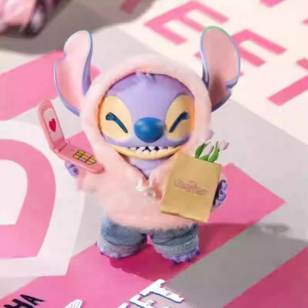Genuine Miniso Disney Stitch Gen Z Street Series Vinyl Blind Box Dolls Cute Bag Pendants Trendy Toys Stitch Mystery Box As Gifts
