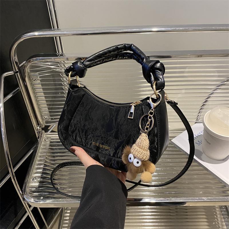 

Simple and stylish handbag 2025 new shoulder messenger bag small square bag women