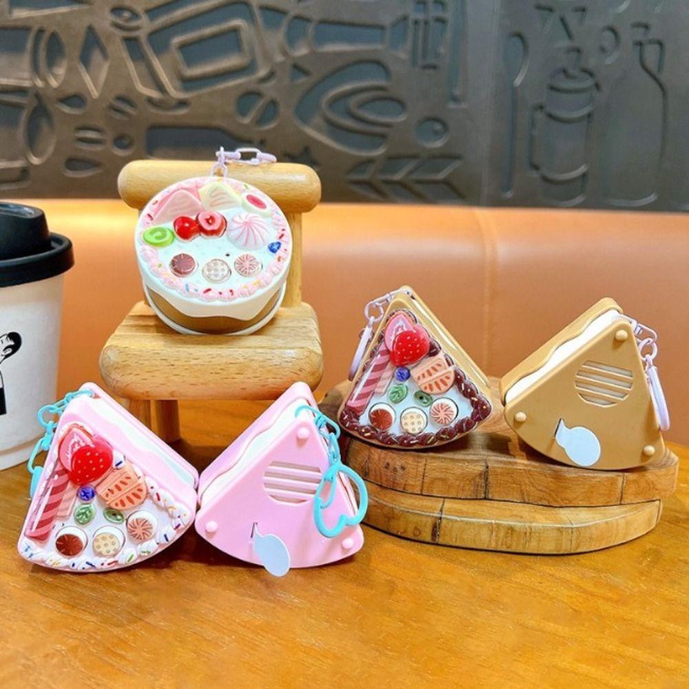 Keyring Voice Recording Keychain with Happy Birthday Song Dessert Bag Charm Pendant Birthday Gift