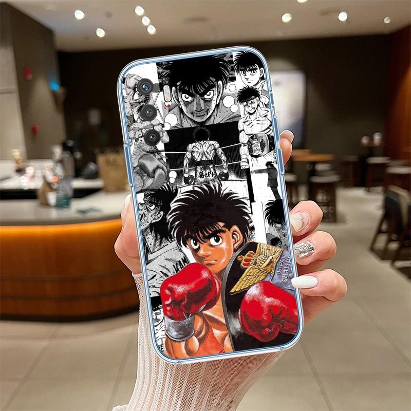 UP34 Hajime no Ippo Transparent Phone Case for Samsung Galaxy A04 A04S A14 A23 A34 A54 M23 M33 M52 M53