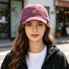 Soft Cotton Cap Embroidery Sun Pattern Baseball Hat, Adjustable Back Buckle Retro Distressed Style Cap, Washed Fabric Outdoor Sunshade Casual Hat