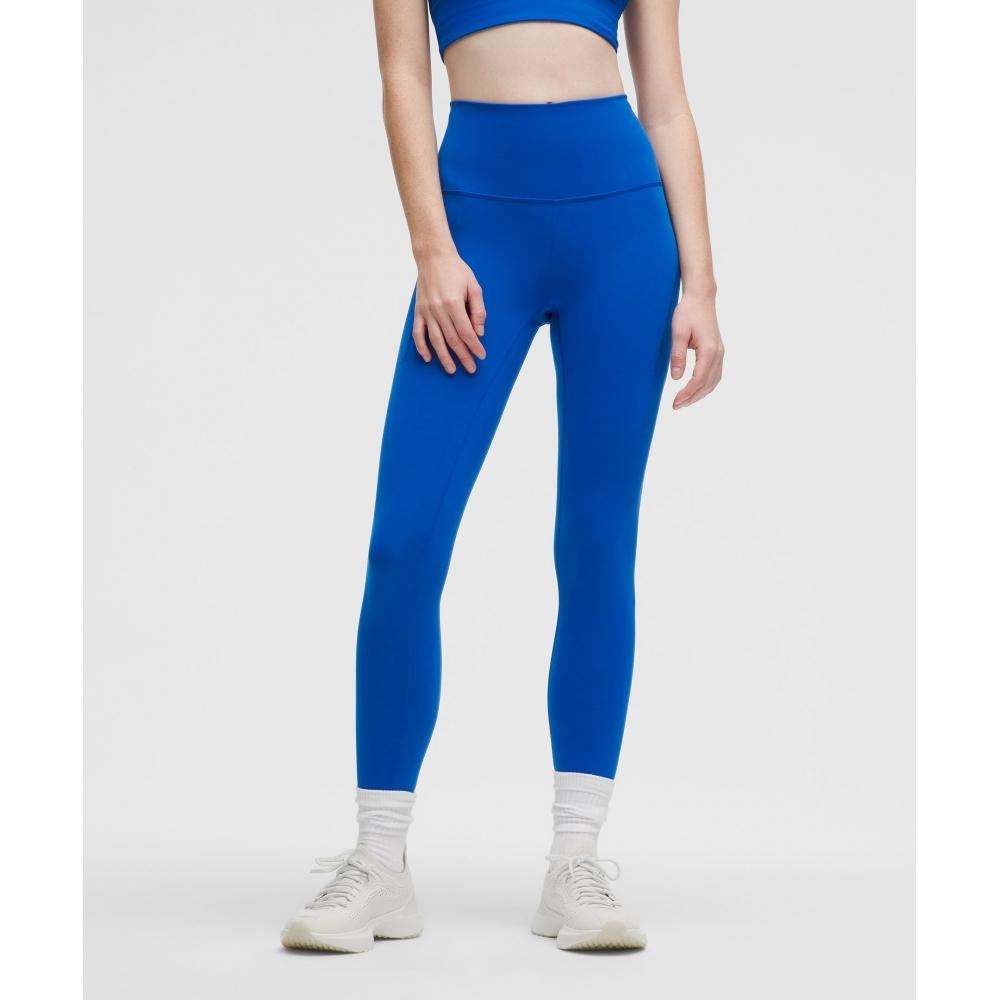 

Lululemon Wunder Train High Rise Tight With Pockets 25 Galactic Cobalt 8/25