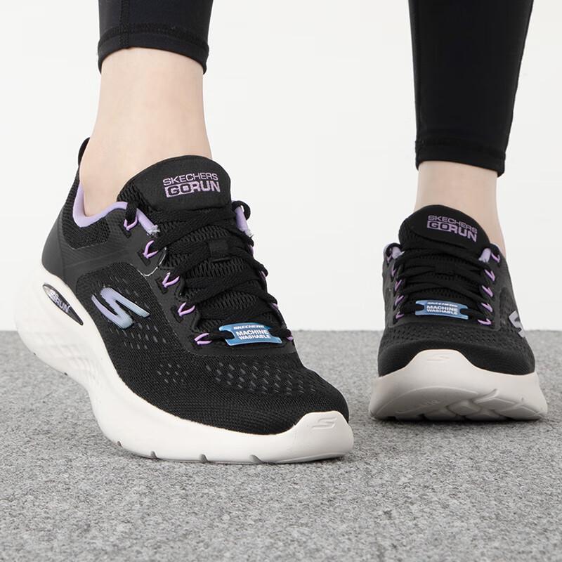 Skechers Women's Casual Running Shoes 129423-BKPR