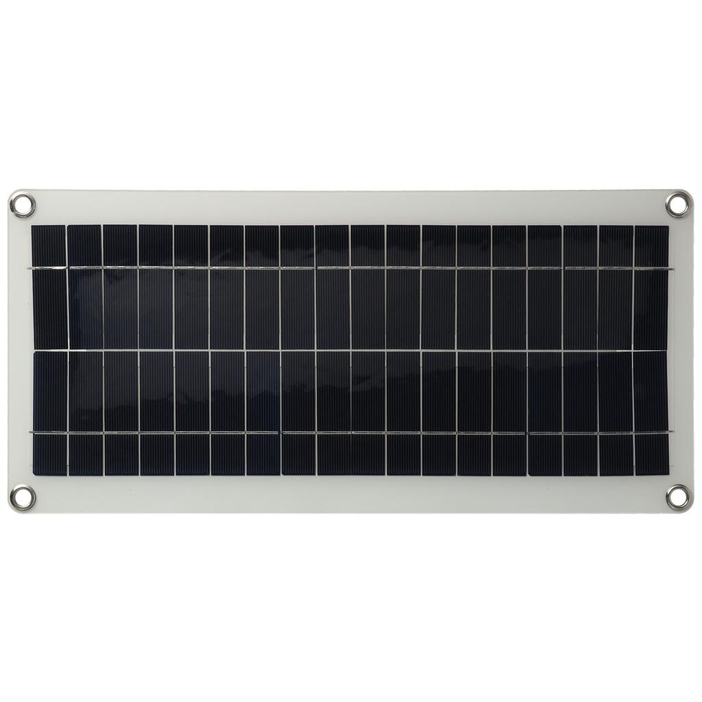 20W Flexible Polycrystalline Solar Panel Dual USB Solar Charger for Solar Street Lamp Car Battery