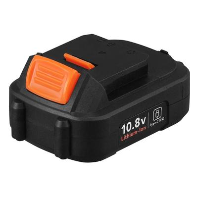 Iris Ohyama 10.8V Rechargeable Lithium-Ion Battery, Type-C Charging, 2,000mAh Capacity, DBL1020C, Black