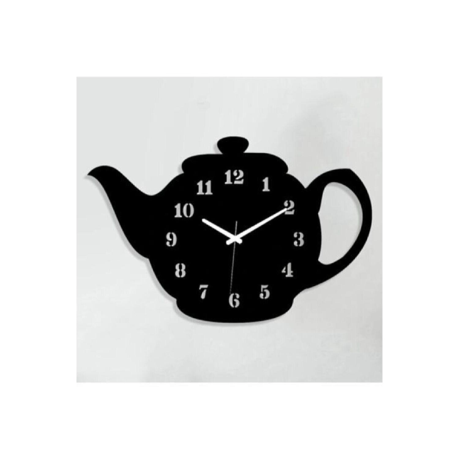 

Декоративные кухонные настенные часы с подарочным деревянным чайником