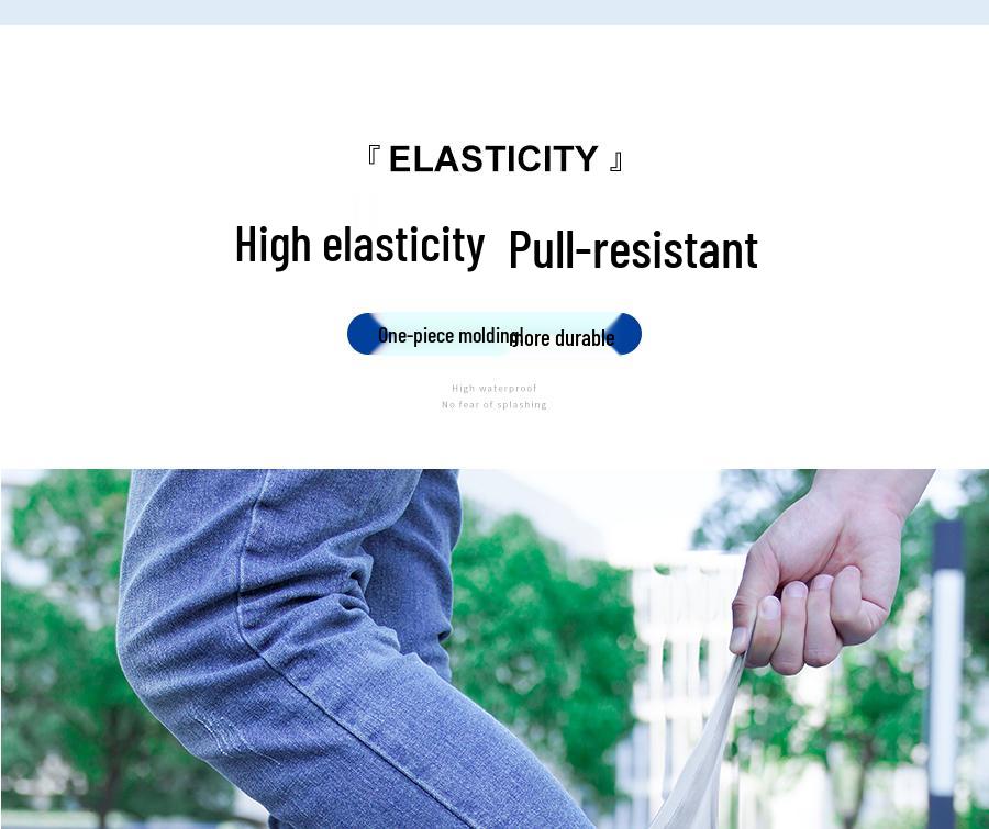 Unisex Waterproof Non-Slip Silicone Rain Boots - Wear-Resistant Overshoes for Mountaineering