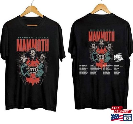 The Mammoth Ii Tour With Nita Strauss 2023 Shirt