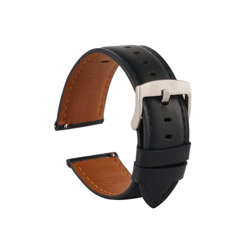 1PC 22/20mm Uhr Band Armbanduhr Strap Uhrenarmbänder PU Leder