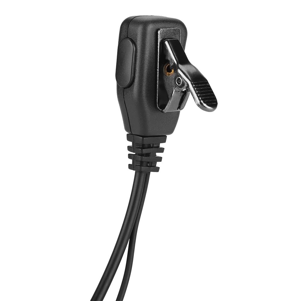 D Type Ear Hanger with PTT MIC for Motorola Xpr 6300 6350 6550 6580 7550 P8200 8268D