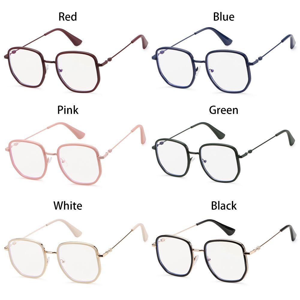 Style Metal Frame Eyeglasses Computer Goggles Anti-radiation Anti Blue Light Glasses Office Glasses