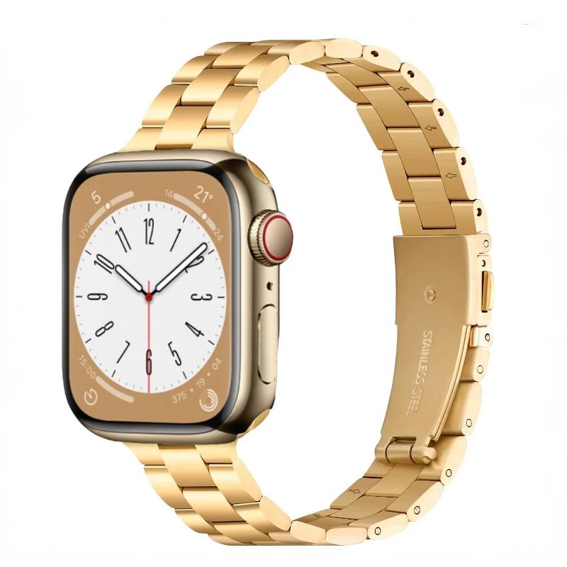 Metal Strap for Apple Watch Series ultra 49mm 45mm 41mm 44mm 46mm 42mm Small waist ladies bracelet iWatch 10 9 8 7 6 5 3 SE Band
