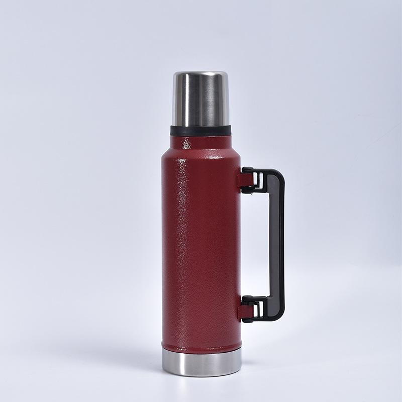 304 Stainless Steel Mug Outdoor Mountaineering Portable Kettle Super-capacity Portable Sports Kettle