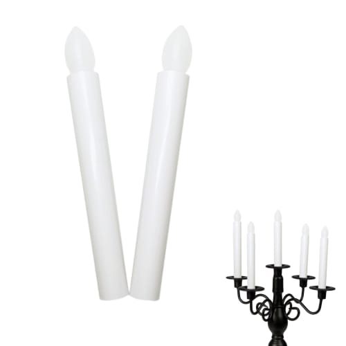 YANYULI LED Battery-Operated Candle Light, Set of 2, Flameless Candle Light for Shinto Shrines, Buddhist Altars, Memorial Services, Festivals, Equinox