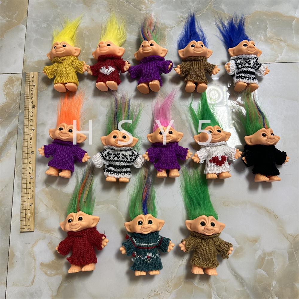 Multi-Style Optional Magic Hair Elves Troll Dolls Indian Hairy Ugly Baby Handmade Toy Gifts