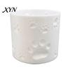 Thick Wall Flowerpot 3D Printed Cat Paw Print Flower Pot, Cute Small Plant Pot for Integrated Molding Desk, Animal Theme Planter Home Office,