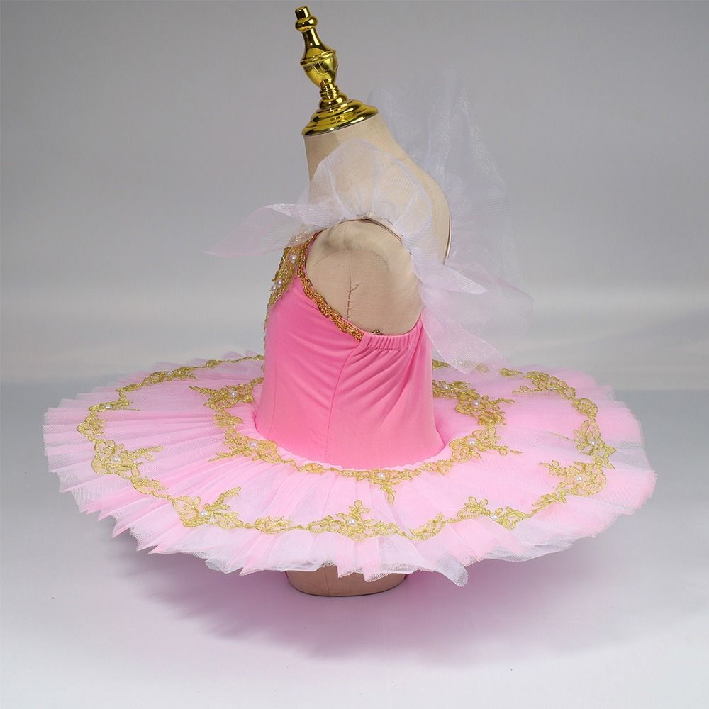 Perlové dětské baletní šaty Moderní oblečení na vystoupení Módní princeznovské šaty Děti Dívky