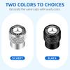 CSB1 4Pcs New High-quality boxed Car Wheel Tire Valve Air Stem Cap Duust Covers for Mercedes Benz AMG Car Key Case