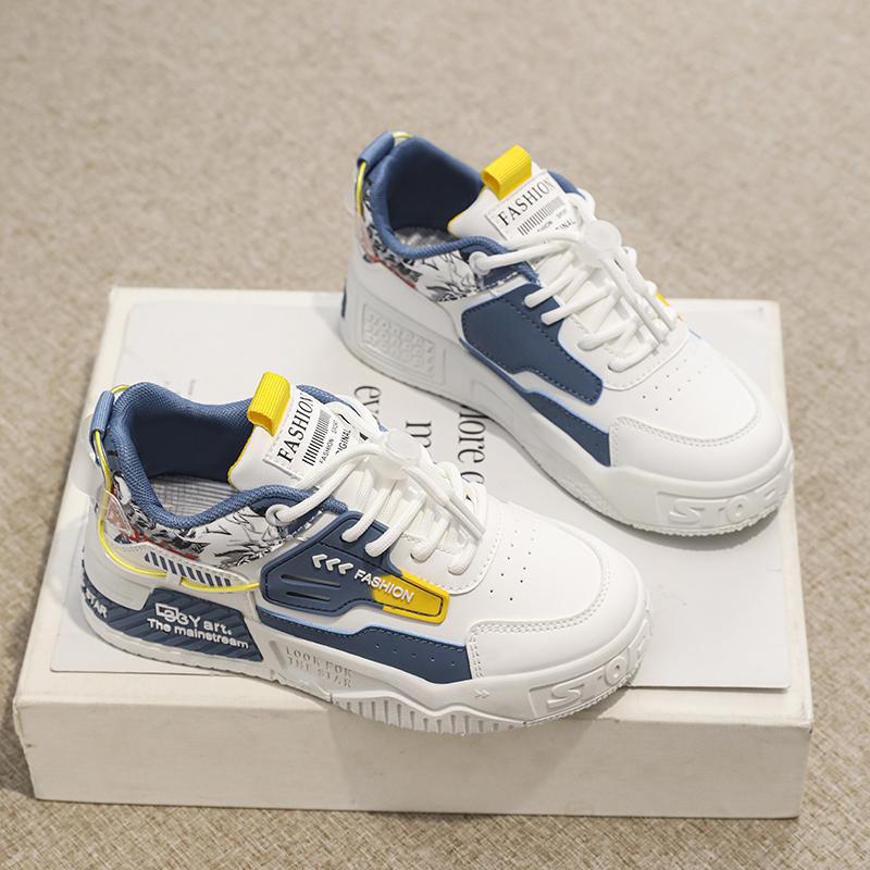 

2025 обувь для родителей и детей мужская весенне-летняя повседневная обувь на доске персонализированная молодежная низкая спортивная обувь на доске мужская трендовая обувь 44