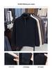 Men's Winter Coral Fleece Half-Zip Sweatshirt: Thick, Warm, Double-Sided Casual Base Layer