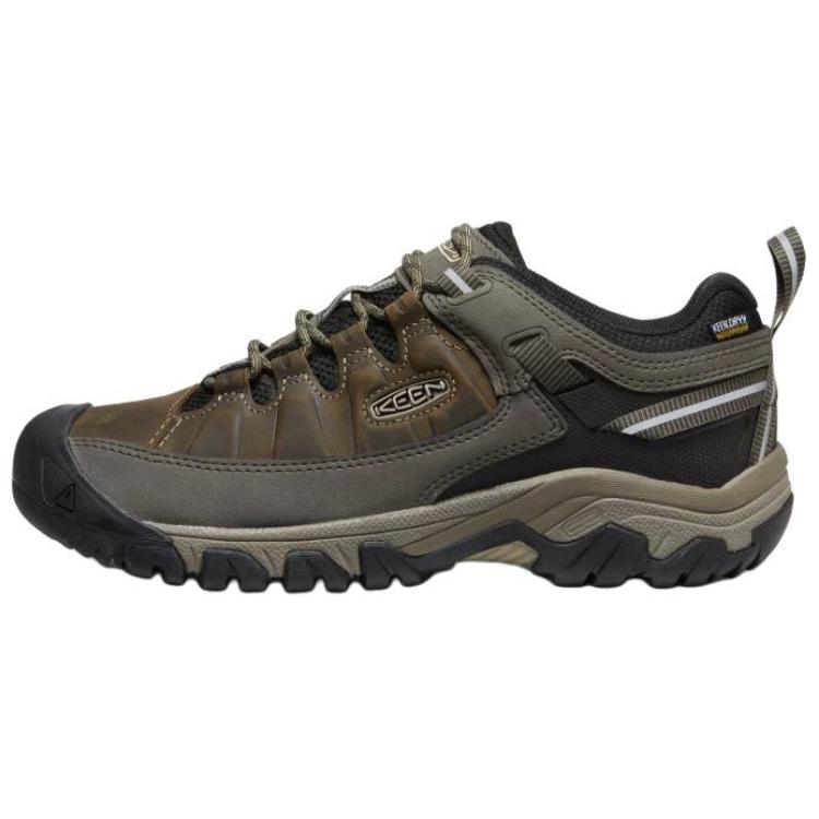 Keen Targhee 3 Weich Und Bequem Rutschfest Abriebfest Niedrig geschnittene Wanderschuhe Herren Schwarz Grau 1017783 40.5 black