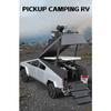 1/32 Tesla Cyber the Truck Pickup Alloy Camping RV Car Model Diecasts Metal Toy Van Motorhome Touring Car Model Sound Light Kids Gifts