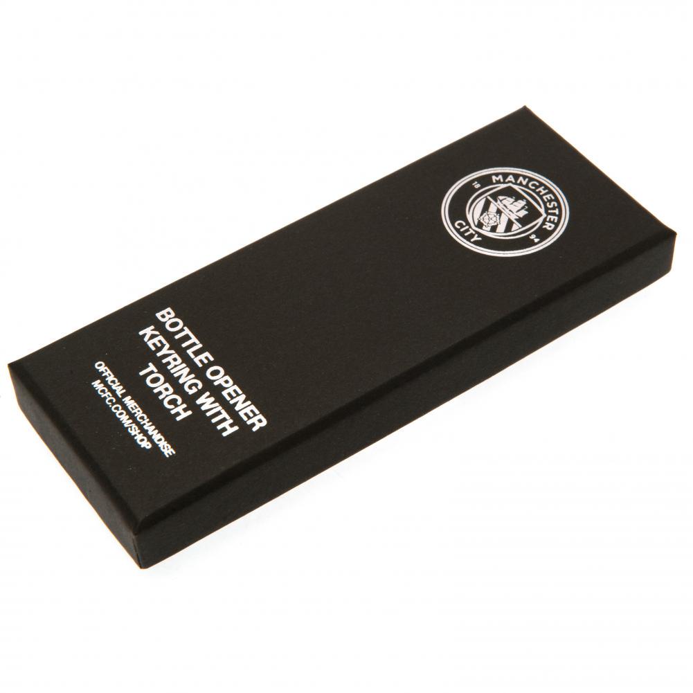 Manchester City FC Key Ring Torch Bottle Opener